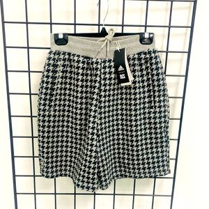 ADIDAS X IVY PARK GENDER NUETRAL HOUNDSTOOTH SHORTS